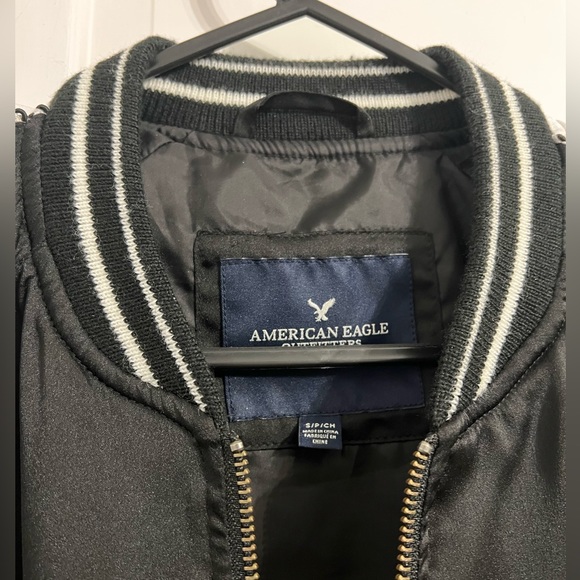 AMERICAN EAGLE Silky Bomber Jacket - Picture 2 of 5
